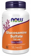 NOW FOODS Glucosamine Sulfate - Glukozamín sulfát 750 mg (120 kaps.)