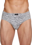 PÁNSKE SLIPY ATLANTIC MP1476 CLASSIC SIVÉ DVOJBALENIE XXL