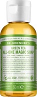 Kastílske tekuté mydlo 18v1 Dr. Bronner's zelený čaj 60 ml