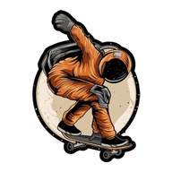Cosmo Skate - naklejka