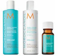 Moroccanoil Zestaw Volume Szampon + Odżywka 2x250 ml + kuracja 10ml