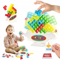Skladačka tetris balančné kocky TOWER pre deti 3D VEŽA BALANCE