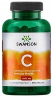 SWANSON Witamina C 1000 mg z Dziką Różą 90 kaps.