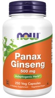 Now Foods Ženšen pravý (panax) 500 mg 250 vc