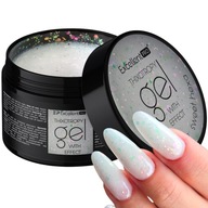 Excellent PRO Effect Budující Gel na nehty s fólií Bílý Sweet Hexa 50 g