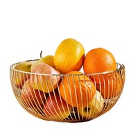 Koszyk glamour dekoracyjna miska na owoce Altom Design złota 25,5 cm