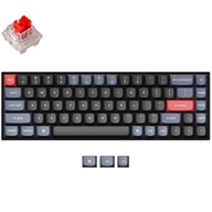 KEYCHRON K6 Pro Bezprzewodowa Klawiatura mechaniczna LED K6P-G1, Red Switch