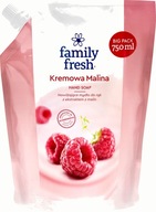 Family Fresh Hydratačné mydlo na ruky Krémová malina 750ml - náhradná náplň