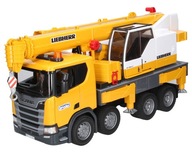 Bruder 03571 Ciężarówka Scania Super 560R z żurawiem Liebherr