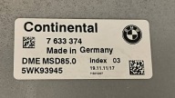 computer Motore ECU 7633374 BMW 750I L 7 F01
