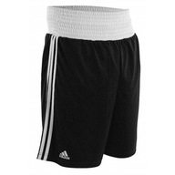 Szorty bokserskie Adidas AIBA Czarny/Biały - Rozmiar: XL