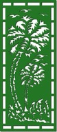 3D dekorácia farby palmy lesk 40x17,1
