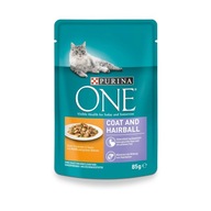 PURINA ONE saszetka dla kota ODKŁACZAJĄCA Coat i Hairball 85g