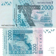 Togo 2003 - 2000 francs - Pick 816 UNC Letter T
