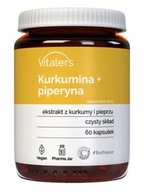 Vitaler's Kurkumín 500mg Piperín Metabolizmus 60k