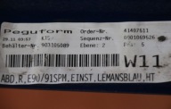 BMW E90 E91 m-packet lišta Prahová pravá LE MANS