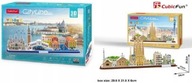 3D puzzle City Line Barcelona + Benátky