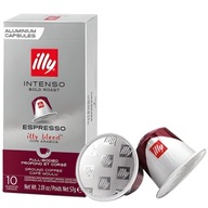 KAPSUŁKI NESPRESSO ILLY INTENSO 100% ARABICA 10 SZTUK DO EKSPRESU