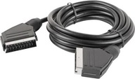 Kabel Lanberg Scart Scart 1.8m czarny (CAEUEU10CC0018BK)