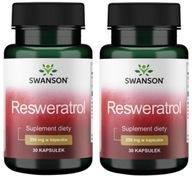 Swanson Resveratrol 250mg 2x30kaps. Cirkulácia Srdce