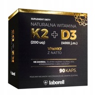 Laborell Vitamín D3 4000 IU a K2 200 mcg 90 kaps