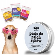 Zubná pasta pre psa Zubná pasta pre psie zuby 30ml AUNA ODSTRAŇUJE USADENINY + TRESERKY