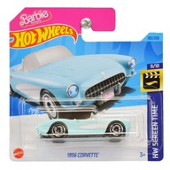 HOT WHEELS AUTO CORVETTE 1956 BARBIE BLUE