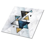 PVC panel Samolepiace Abstrakcie mramorové trojuholníky