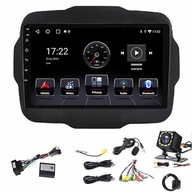 RÁDIO NAVIGÁCIA ANDROID GPS JEEP RENEGADE 2014-2020 CARPLAY BT 2GB 64GB