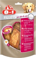 8IN1 Pochúťka Filet kuracie Pro Skin Coat S 80g