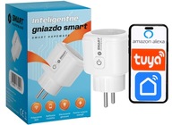 INTELIGENTNE SMART HOME STEROWANE GNIAZDKO WIFI WATOMIERZ PROGRAMATOR TUYA