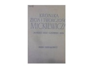 Kronika życia i twórczości Mickiewicza -