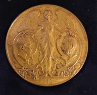 Medal CK KuK 50 Lecie Panowania Cesarza Franz Josef I Piękny stan