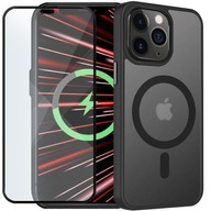 Etui do iPhone 11 Pro Max do MAGSAFE MATT CASE WZMOCNIONE + Szkło pełne 5D