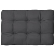Poduszka na sofę z palet, antracytowa, 120x80x10 c