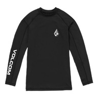 Pánske tričko VOLCOM surfové s dlhým rukávom na plávanie čierne veľ. M