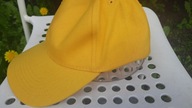czapka z daszkiem, kolor żółty