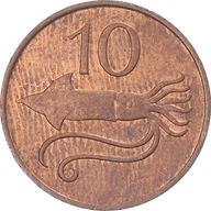 Moneta, Islandia, 10 Aurar, 1981