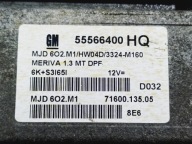 computer control unit of the engine OE 55566400HQ Opel Meriva A 02-10