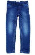 LINDEX jeansowe spodnie TREGGINS MIĘKKIE wygodne miękkie denim jeans 104