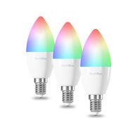 Żarówki LED TechToy Smart RGB 6W E14 ZigBee Zestaw