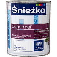 Supermal Emalia alkidowa biała satynowa 0,75L