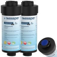 Výkonný sprchový filter Wessper Aqua na vodu zmäkčujúci 2 ks
