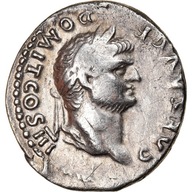 Moneta, Domitian, Denarius, Roma, EF(40-45), Srebr