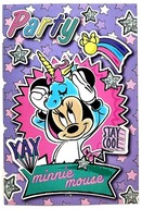 Zaproszenia urodzinowe z kopertami Minnie Mouse