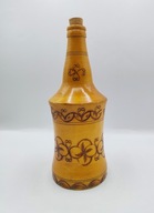 Starodawna butelka, ręcznie wykonana z drewna