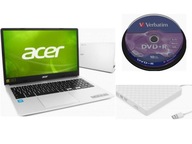 Laptop Acer 15.6 Chrome OS Intel Celeron 8GB + ZEWNĘTRZNY NAPĘD DVD + 10