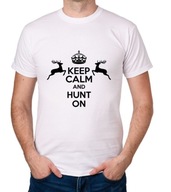 koszulka KEEP CALM AND HUNT ON prezent