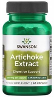Swanson Artičok 250mg 60 kaps. Artichoke Podpora pečene Cholesterol