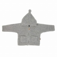 Zaffiro Detská prechodná bunda s kapucňou Meri 110/116 cm Grey